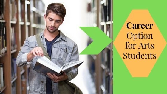 Boy is reading about career option for arts students
